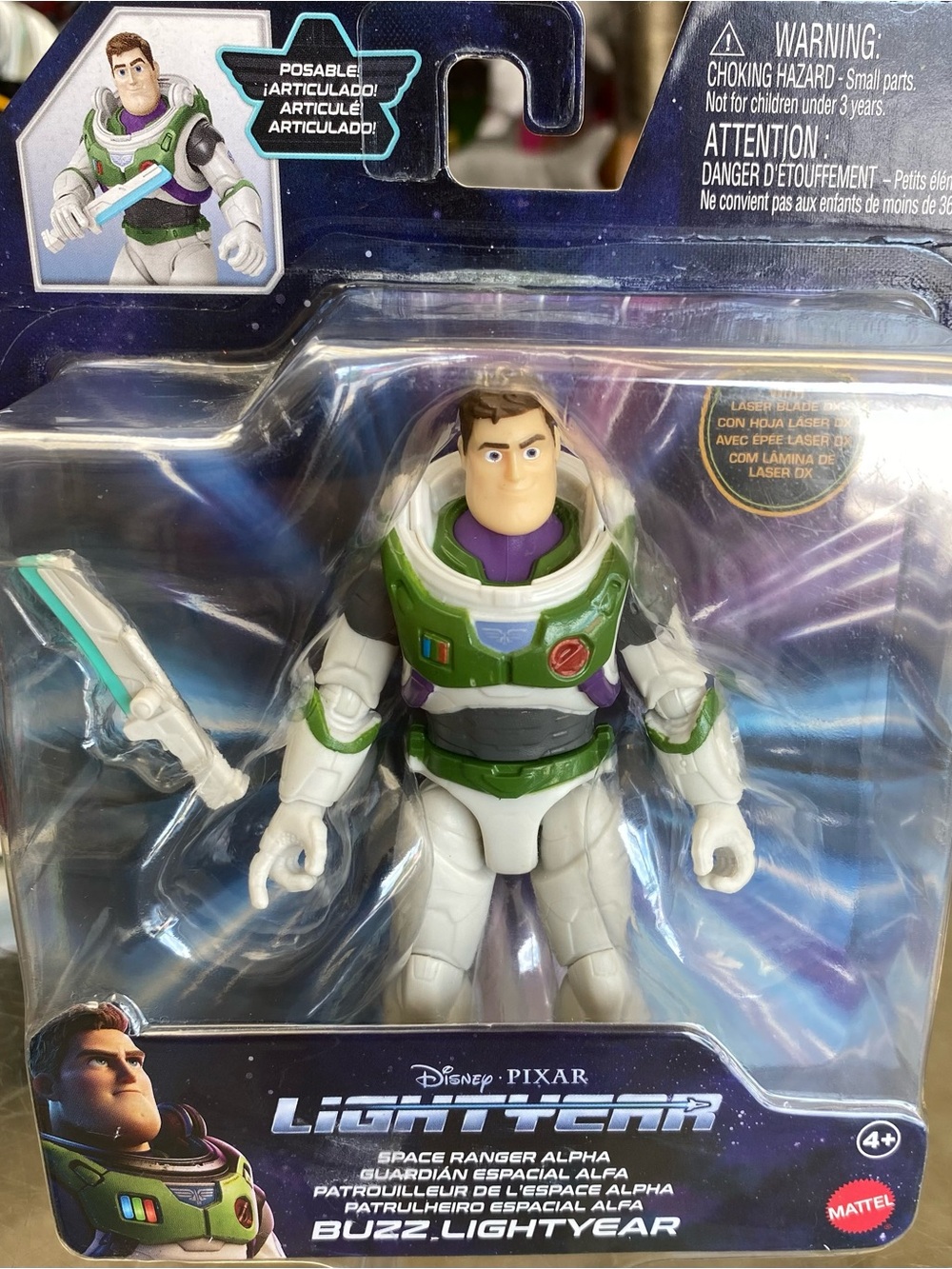 Mattel Buzz Lightyear Action Figure